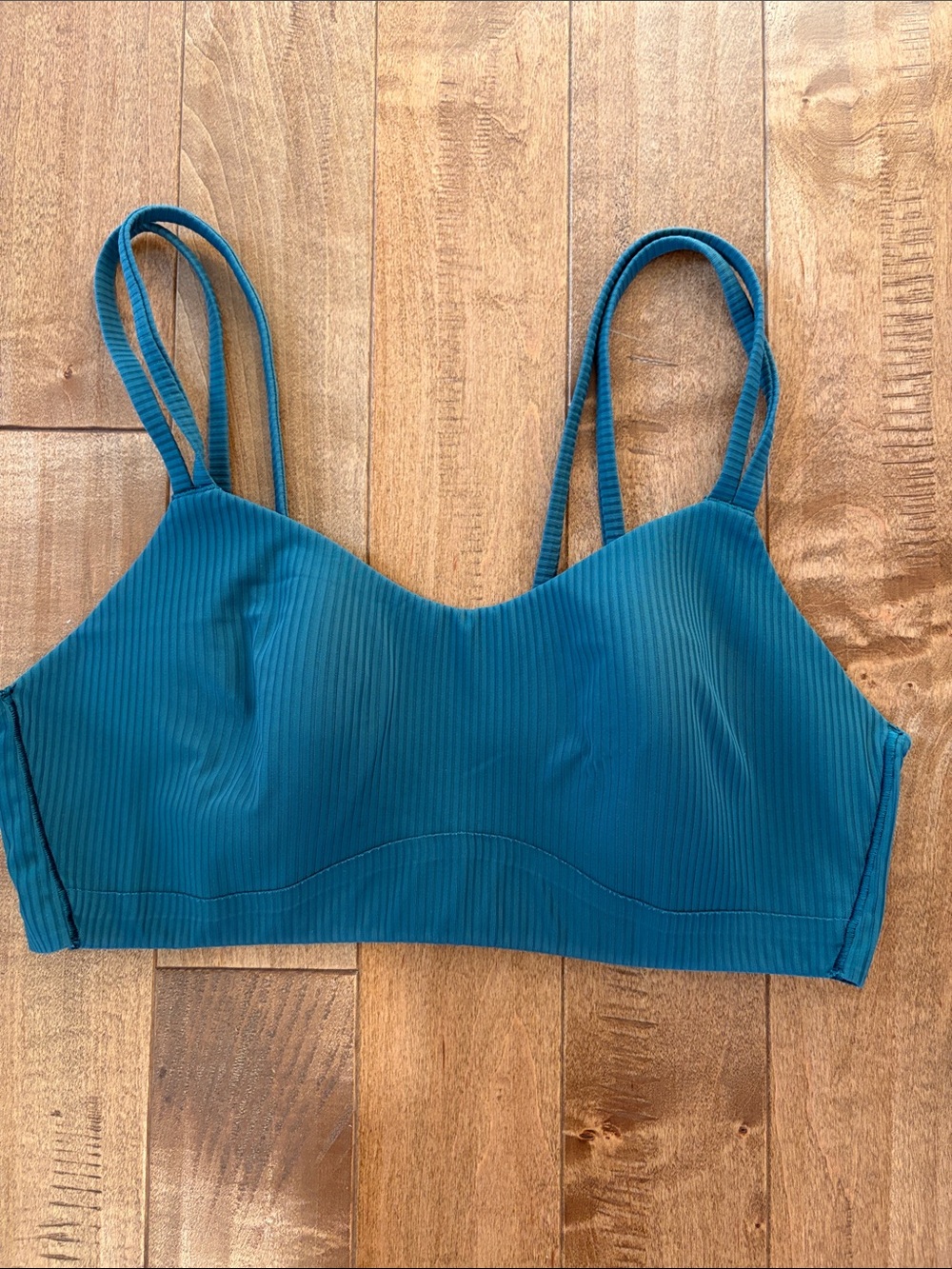 lululemon athletica Jade Size 8 Ribbed Sports Bra